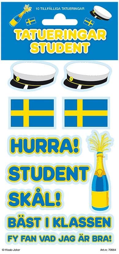 Engångstatueringar Student