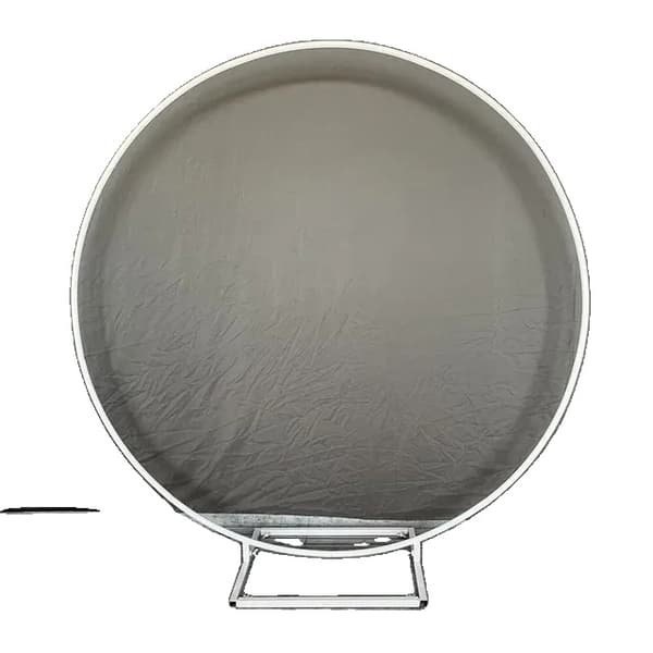 Metal Bue Baggrundsstøtte, Cirkulært Design, Multi-anledning Brug, 2,5m (98 tommer), Guld 2.5m(98 in)