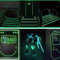 Miniatyrbild 9 av 10: Självlysande UV Tejp Neon 5m Rosa
