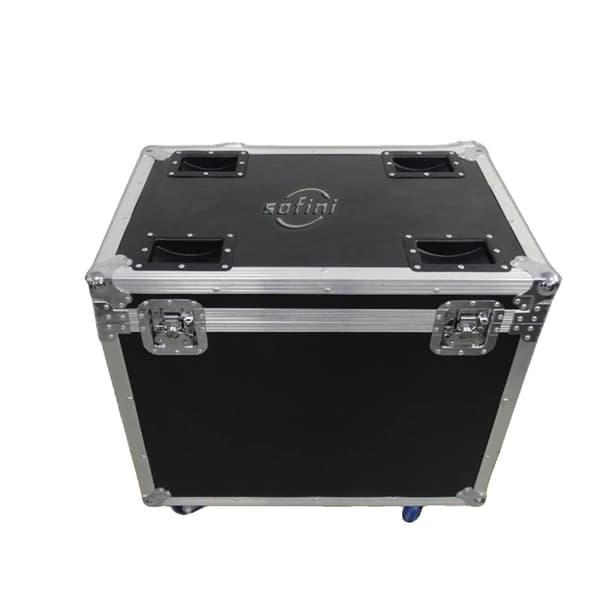 Kylmäkipinälaite, 750W Teho, Säädettävä Kipinäkorkeus,Valkoinen, 1 lentokonesalkku vain 1 Flightcase Only 2