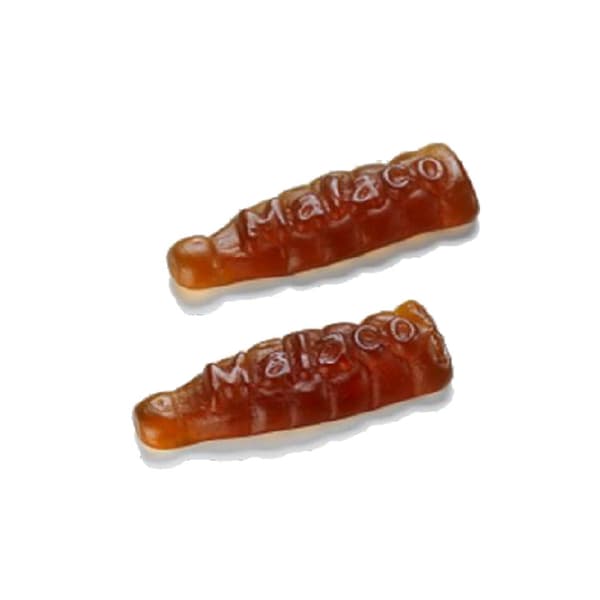 Malaco stora colaflaskor lösvikt – 3 kg klassiskt segt godis med colasmak