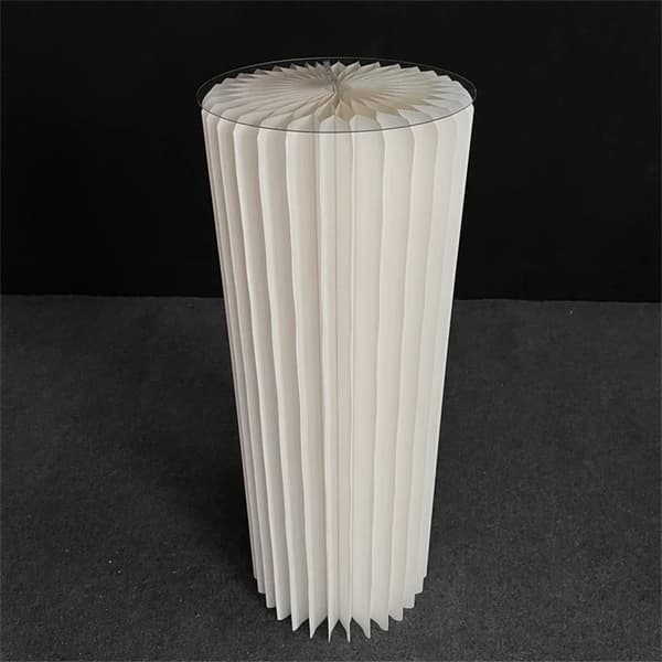 Papirfoldningscylinderstand, Elegant Design, Alsidige Højdeindstillinger,D30CM H80CM