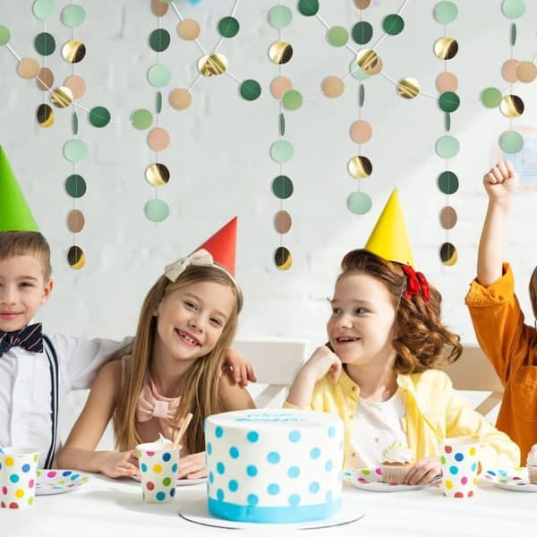 Pappersgirlang 3/5-Pack 4 m Färgglad