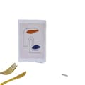 Miniatyrbillede 1 af 4: Klar Akryl Skilt Holder, 50 stk. Holdbare Stativer, Tilpasselige til Begivenheder,Rød