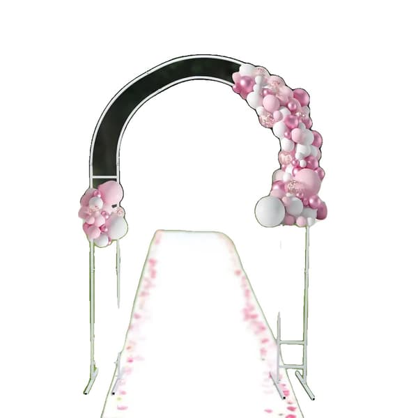 Bryllupsballonbaggrundsstativ, 2,2 m højde, fritstående design,L
