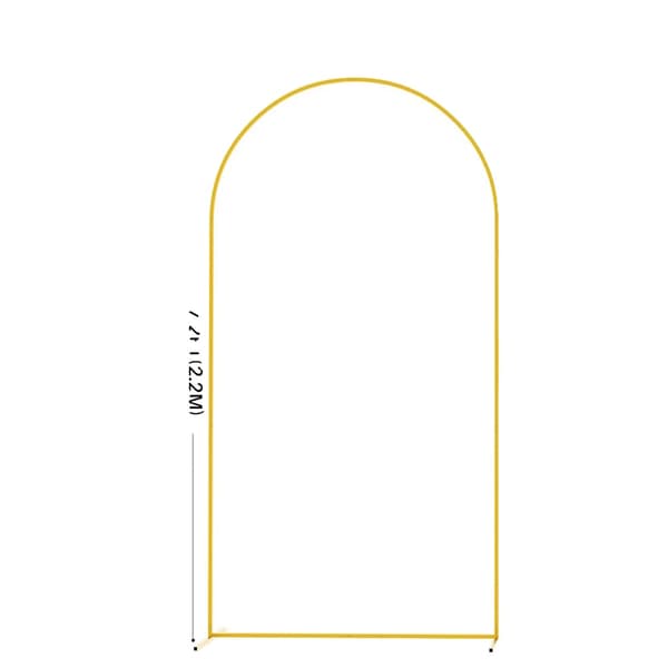 Bröllopsmetallbåge, Elegant Design, Stabil Struktur,Som bild, L