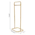 Miniatyrbillede 1 af 2: Fritstående skiltestativ, metal, 1,5 m højt, maksimal belastning 6 kg,Guld, L