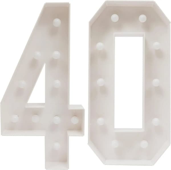 3D Nummerlys, Vintage Stil, Energi Effektiv LED,HVID