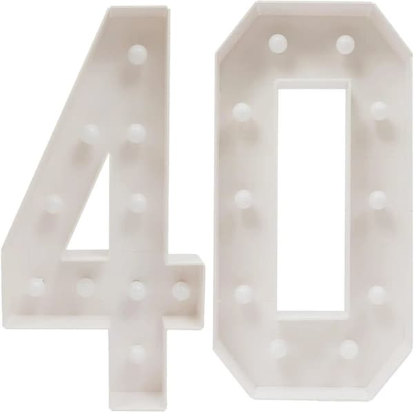 3D Nummerlys, Vintage Stil, Energi Effektiv LED,HVID