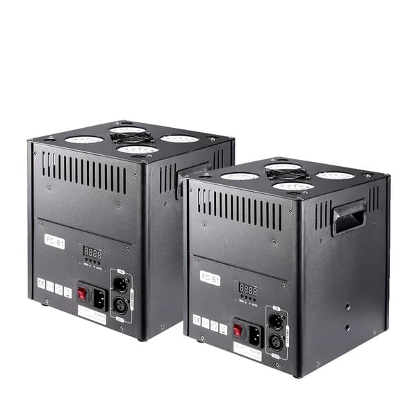 LED Kuplakone, 20W Teho, DMX Ohjaus,2kpl kuplakone, EU -pistoke