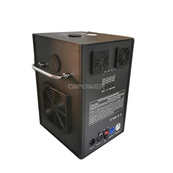 Kylmä kipinäkone, 700W teho, DMX-ohjaus,1 Koneet, 600W