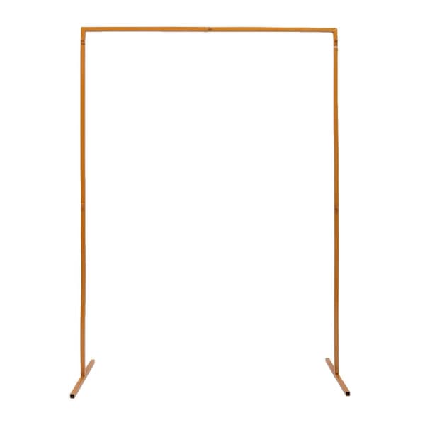 Bryllupsbue Ramme, Holdbart Galvaniseret Jern, 2x1,5m Fritstående,Gul, M
