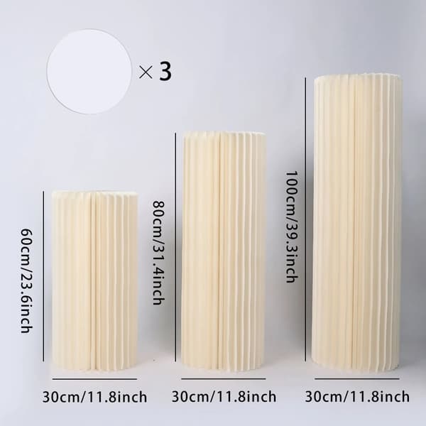 Cylinder Stativer, Sammenklappeligt Design, Forskellige Højder,3STK