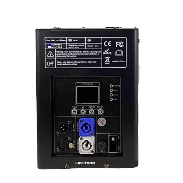 Kold Funkmaskine, 750W Effekt, 1,5-5M Funkhøjde,Hvid, 1 Maskine