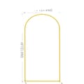 Miniatyrbillede 1 af 2: Metal Bryllupsbue, Holdbart Design, Nem Samling,GULD, S