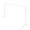 Miniatyrbillede 2 af 2: Bryllupsballonbueholder, justerbar højde 3,5 ft til 6,6 ft, robust jernkonstruktion,XL, HVID
