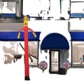 Miniatyrbild 1 av 2: Inflatable Advertising Air Wind Dancer, 20FT Storlek, Anpassningsbar Design,Röd