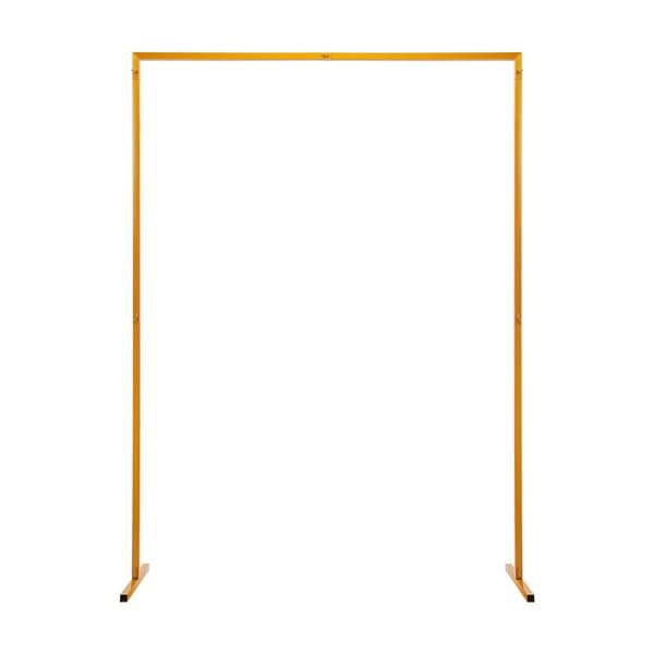 Backdrop Stativ, Justerbar Højde 2m, Robust Jernkonstruktion,Gul, 2m
