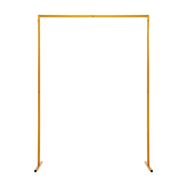 Backdrop Stativ, Justerbar Højde 2m, Robust Jernkonstruktion,Gul, 2m