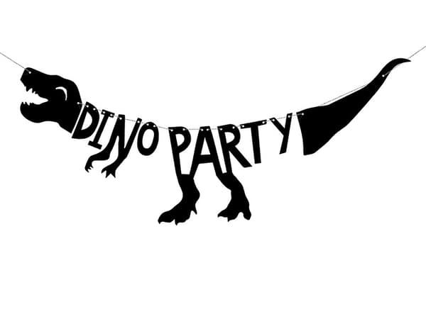 Banner Dinosaurer - Dino Fest, 20x90 cm (1 karton / 70 stk.)
