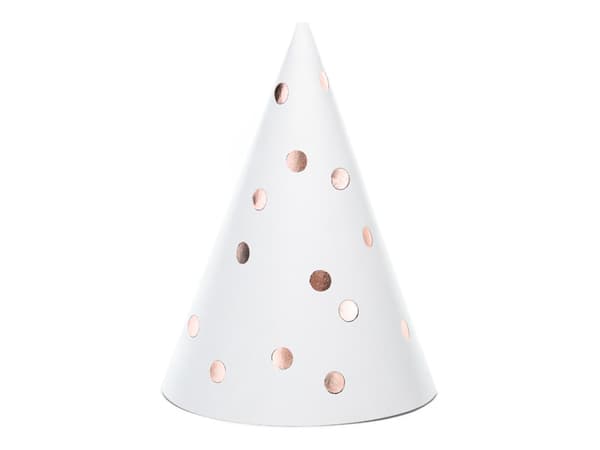 Dots Caps, hvide, 16 cm (1 æske / 50 pakker) (1 pakke / 6 stk.)