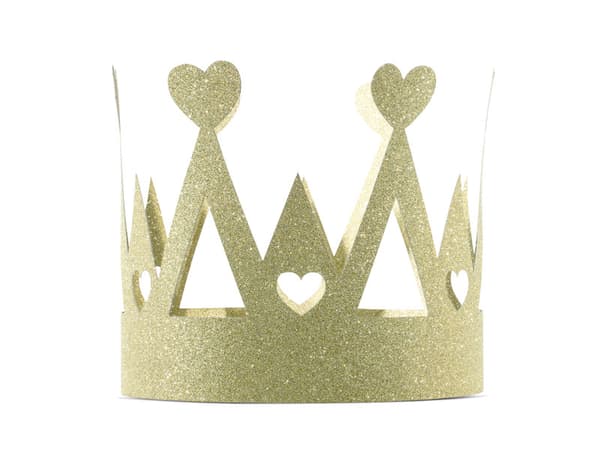 Sweet Love Crown, Guld (1 æske / 50 stk.)