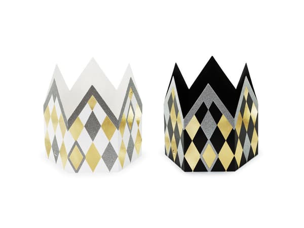 Festkroner, 11 cm, mix (1 æske / 50 pakker) (1 pakke / 2 stk.)