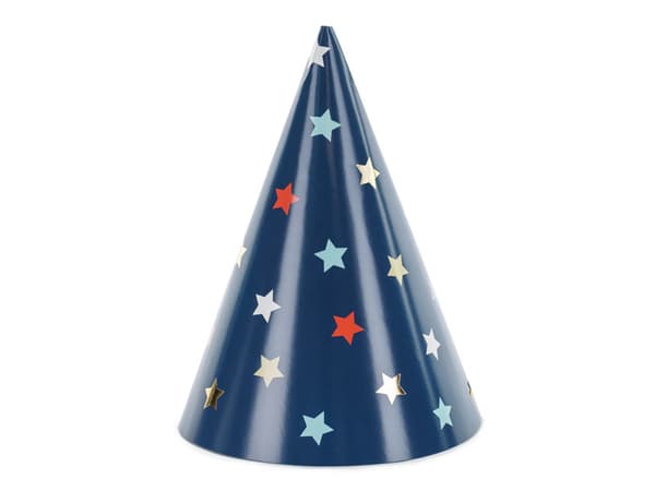Stjernehatte, 16 cm, mix (1 pakke / 6 stk.)