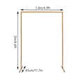 Miniatyrbillede 2 af 2: Bryllupsbue Stander, Holdbart Metal Design, Nem at Samle, Elegant Gul Finish,Mand, Gul
