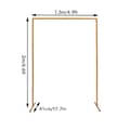 Miniatyrbillede 1 af 2: Bryllupsbue Stander, Holdbart Metal Design, Nem at Samle, Elegant Gul Finish,Mand, Gul