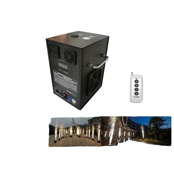 700W Kold Funklende Fyrværkerimaskine, Fjernbetjening, 1-5 Meter Sprøjtehøjde,1 maskine