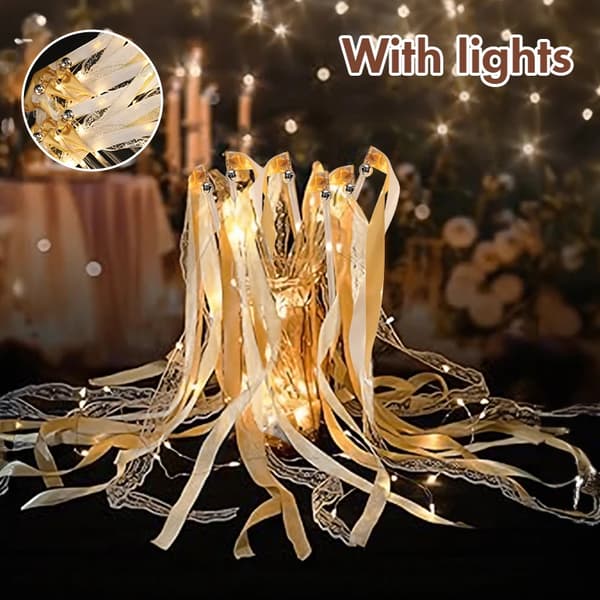 LED-nauhakepit, täydelliset häihin ja juhliin, 50-100 kpl vaihtoehdot,50 kpl, BEIGE LED