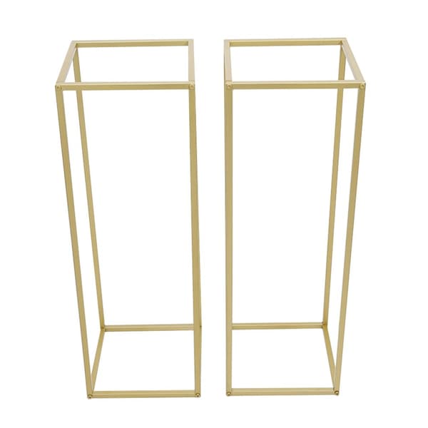 Ballongbågeställ, Bågbakgrundställ, 2 Blomställningar,Guld