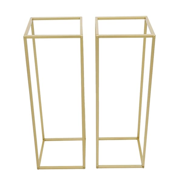 Ballongbågeställ, Bågbakgrundställ, 2 Blomställningar,Guld