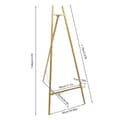 Miniatyrbillede 2 af 2: Easel Stativ, Stålrørskonstruktion, Justerbar Højde,Guld, 50x62x104cm