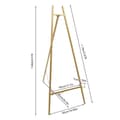 Miniatyrbillede 1 af 2: Easel Stativ, Stålrørskonstruktion, Justerbar Højde,Guld, 50x62x104cm