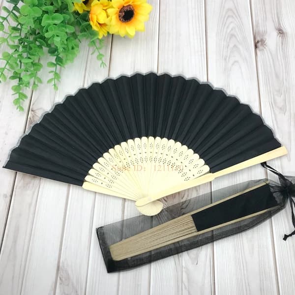 Bryllupsvifter, Tilpasset Trykning, Elegant Præsentation,Sort, QTY ---30 PCS