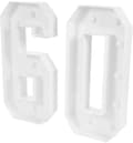 Miniatyrbillede 1 af 2: Dekorative Lysnumre, LED-pærer, 100 cm Høje,HVID