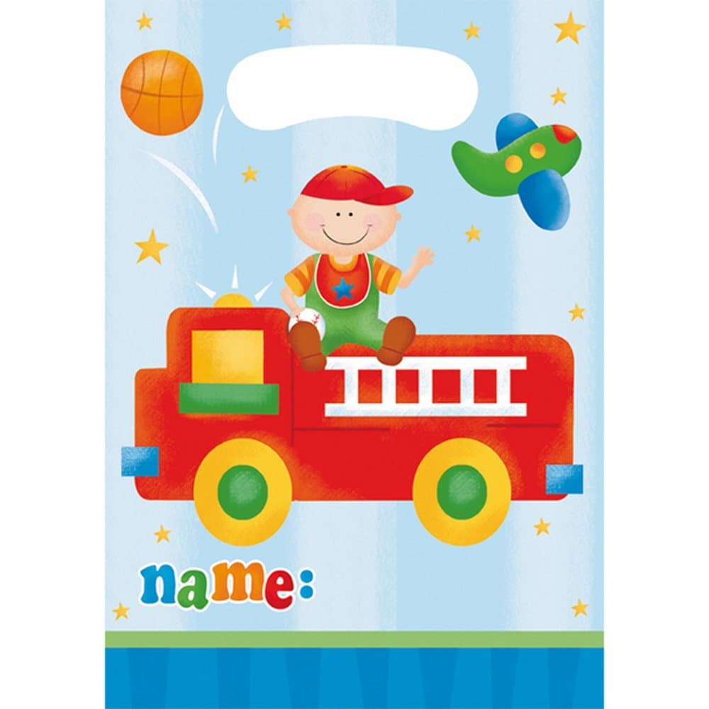 Creative Party Fun At 1 Loot Bags (förpackning med 8)