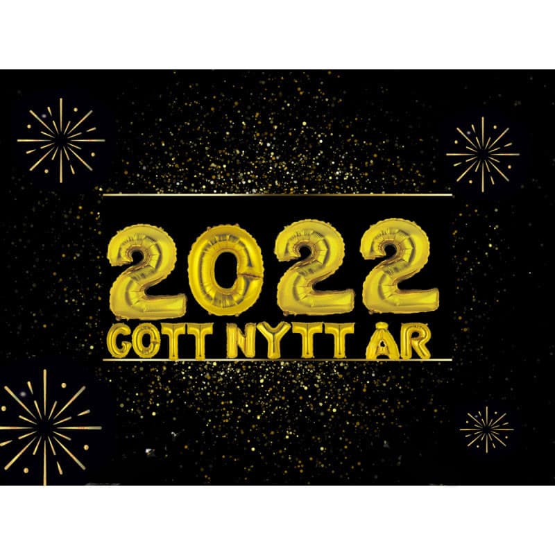 2022 nyår paket guld/nyårsfest dekoration /nyårsfest ballonger