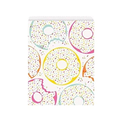 Unique Party Donut-godtepose (pakke med 8) Multicoloured One Size