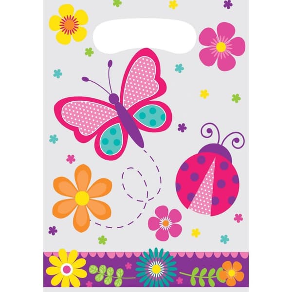 Creative Party Butterfly Party Bags (Pack of 8) Multicoloured One Size