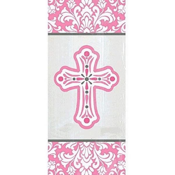 Amscan Religious Party Bags (Pack of 20) Pink/White One Size
