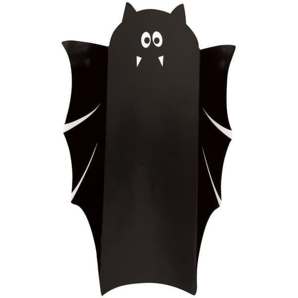 Unique Party Bat Halloween Sweet Wrapper (Pack of 8) Black/White One Size