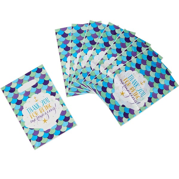 Amscan Mermaid Wishes Plastic Party Bags (Pack of 8) Multicoloured One Size