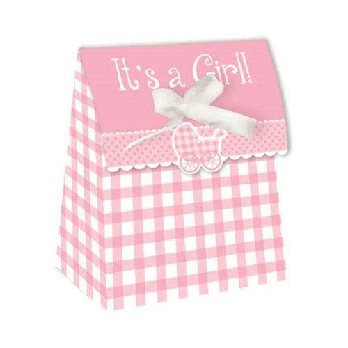 Creative Party Det är en flicka Baby Shower Party Väskor Pink/White One Size