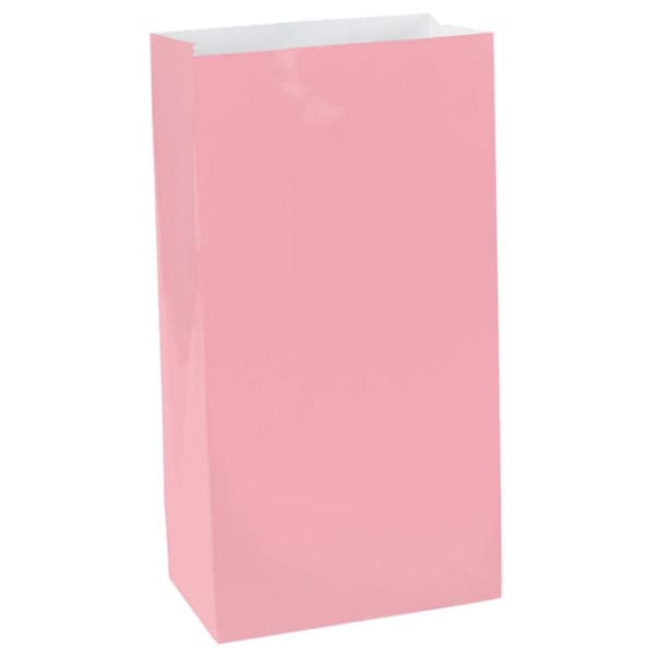 Amscan Mini festpåsar av papper New Pink One Size