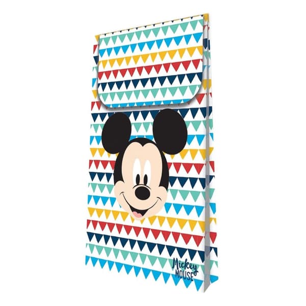 Disney Triangle Paper Mickey Mouse Party Bags (Pack of 6)