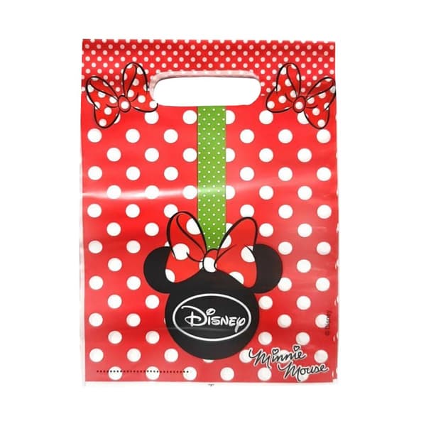 Disney Fashion Minnie Mouse festpåsar (6 st) Red/White One Size