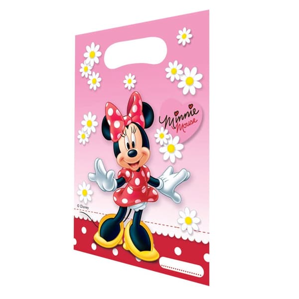 Disney Polka Dot Minnie Mouse Party Bags (Pack of 6)